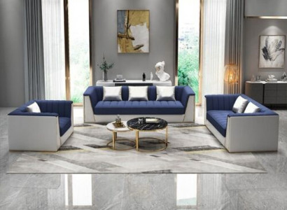 Sofagarnitur 3 2 1 Sitzer Set Design Sofas Polster Couchen Textil Relax